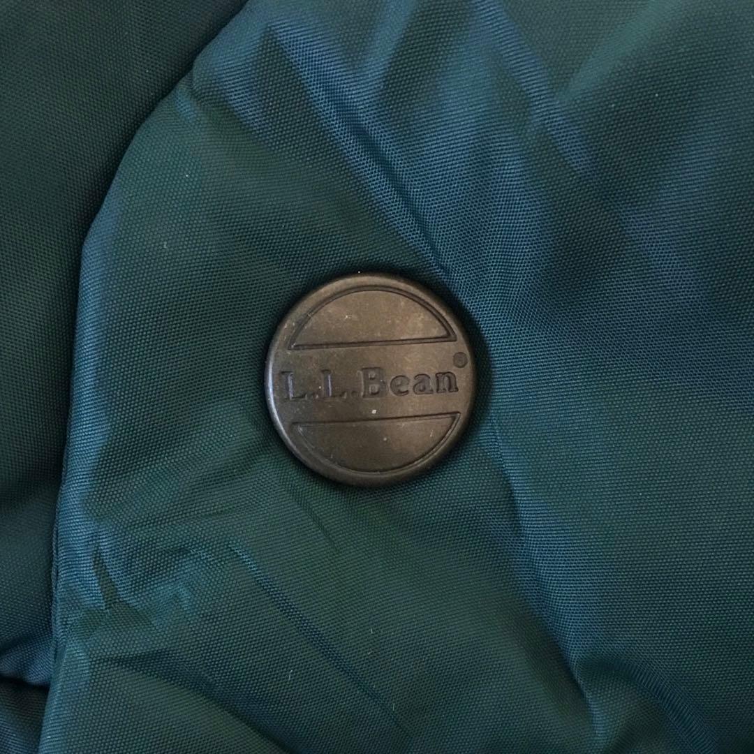 LLBean outdoors★グース/ダウンベスト◎L/グリーン