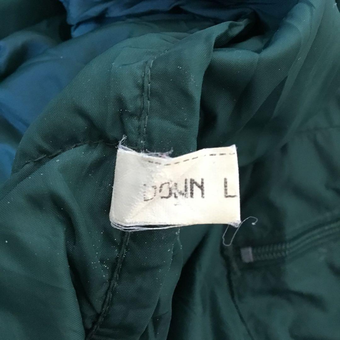 LLBean outdoors★グース/ダウンベスト◎L/グリーン