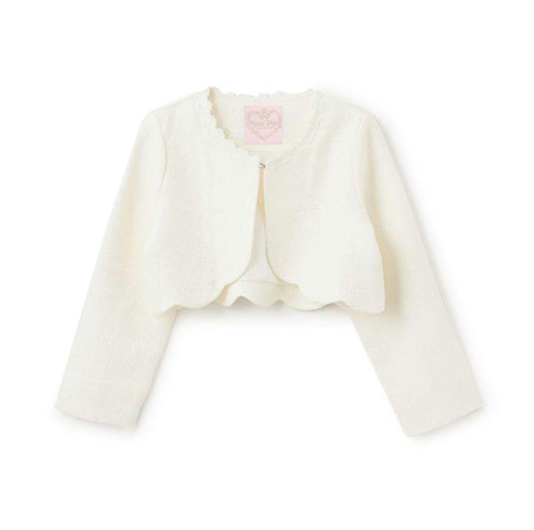 メゾピアノ　ワンピース　ジャケット　mezzo piano　入学式　120 水色