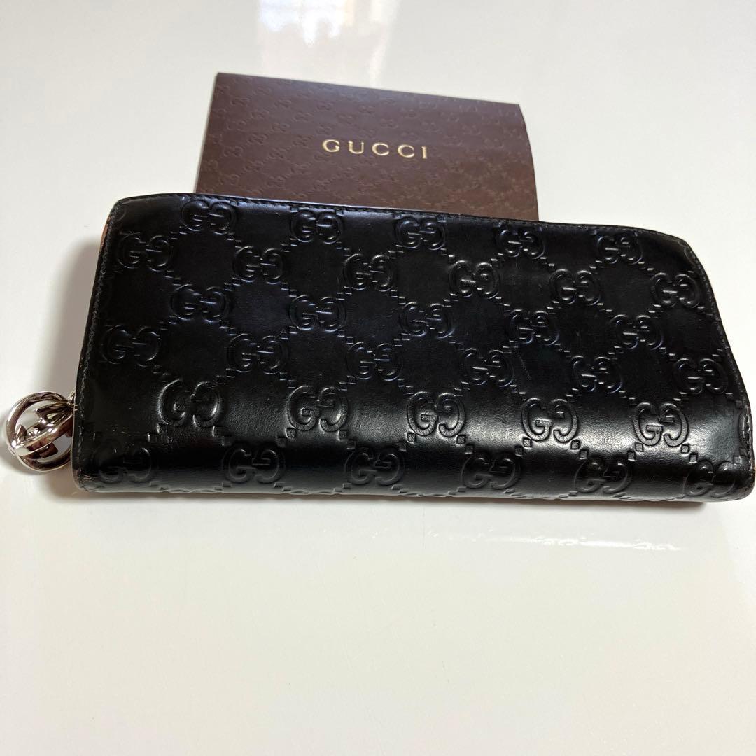 【GUCCI 】グッチ 2つ折り 長財布★売上げ5%は子ども達を支援します！！