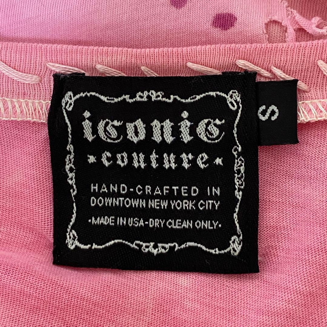 y2k USA製 ICONIC COUTURE トップス チュニック カットソー