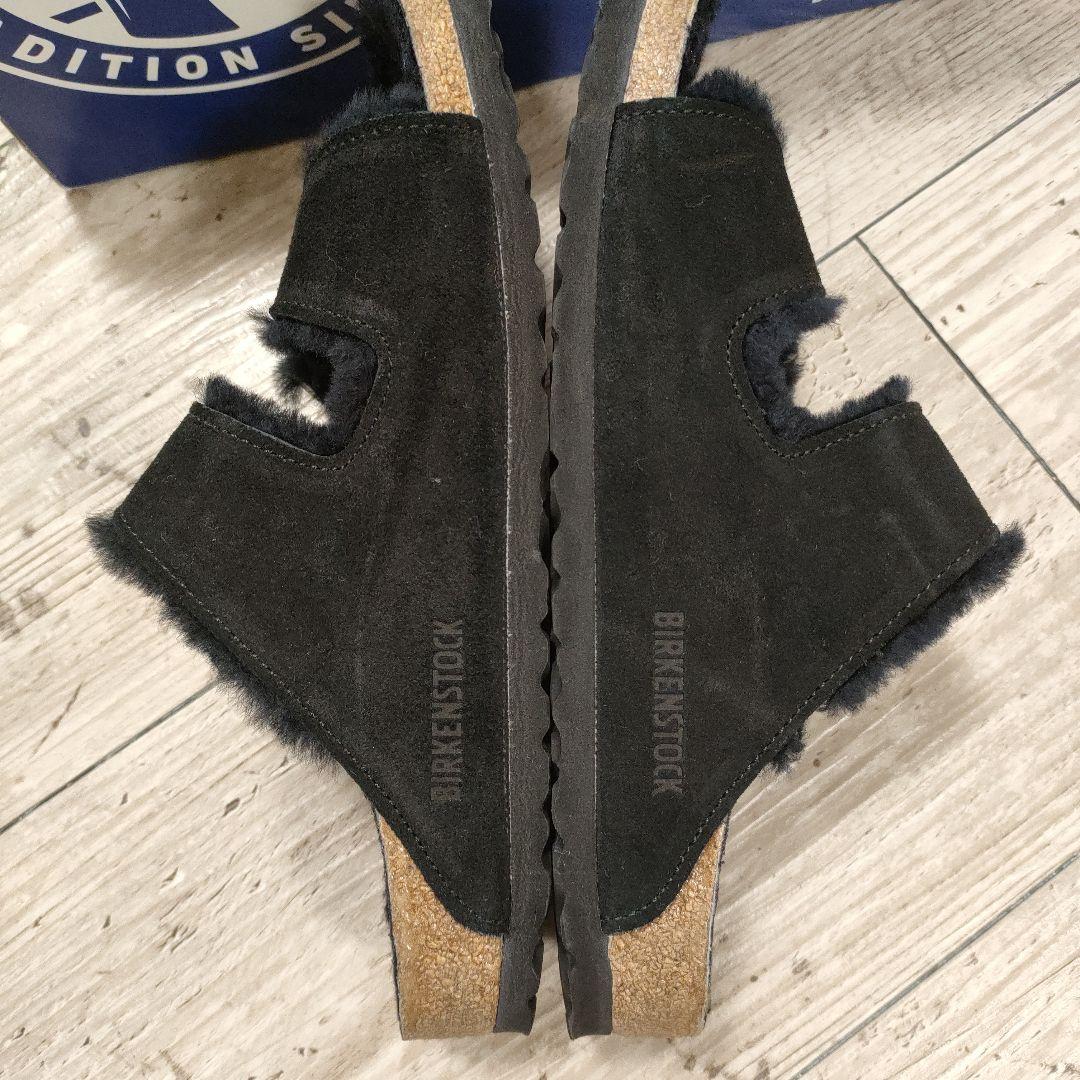 ビルケンシュトック アリゾナファーサンダル ブラック37