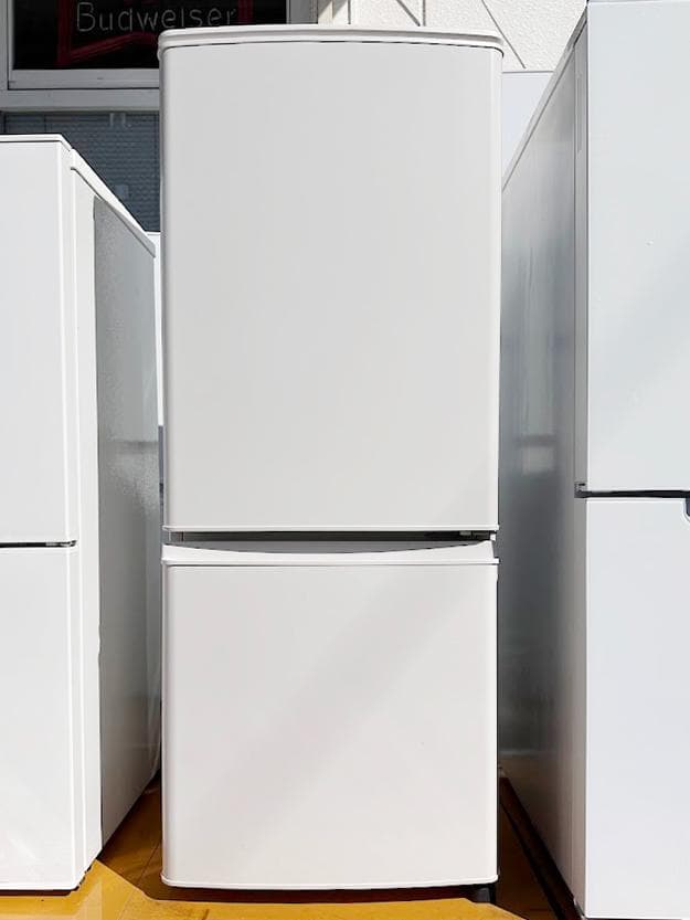 三菱 146L 2ドア冷凍冷蔵庫 右開き 2022年製 MR-P15H-W