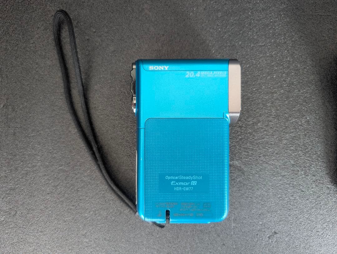 SONY ハンディカム HDR-GW77V ブルー バッテリー4個 充電器付き