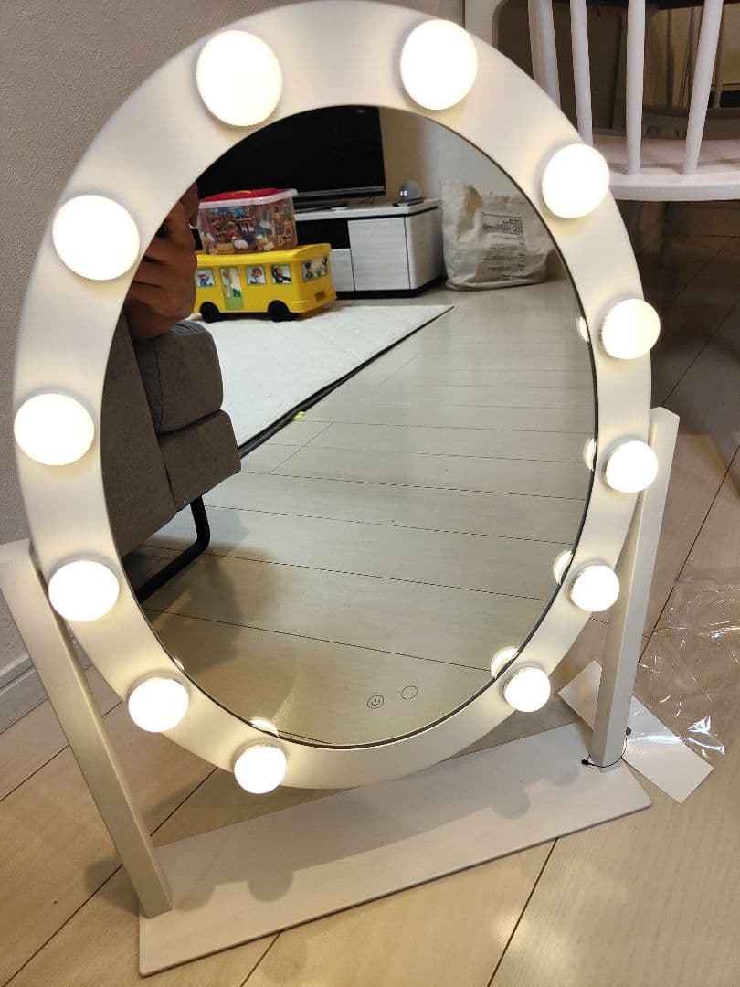 【最終価格】Francfranc フッツェ ハリウッドミラー ラウンド 美品☆