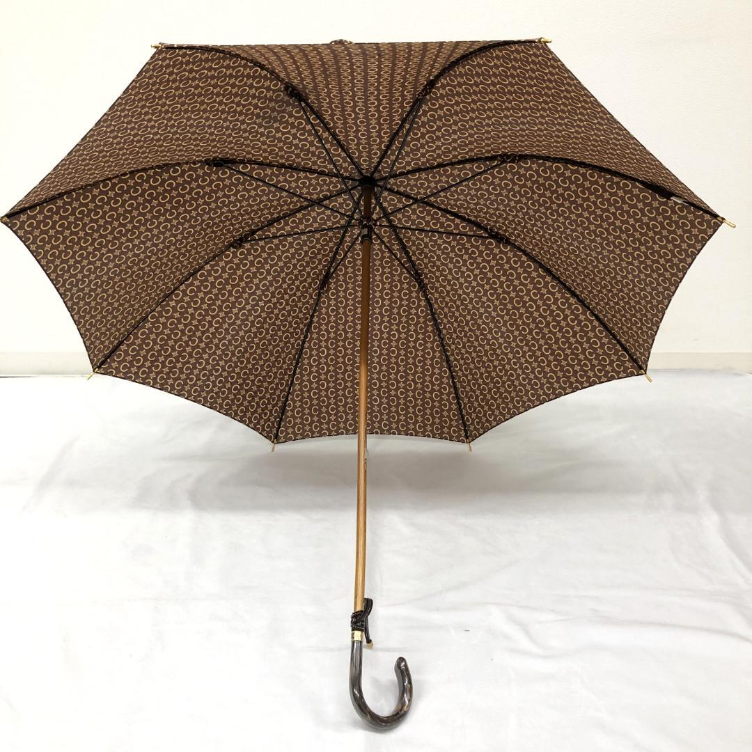 【未使用保管品】5F338/セリーヌ/長傘/トリオンフ柄/Cロゴ/ゴールド金具