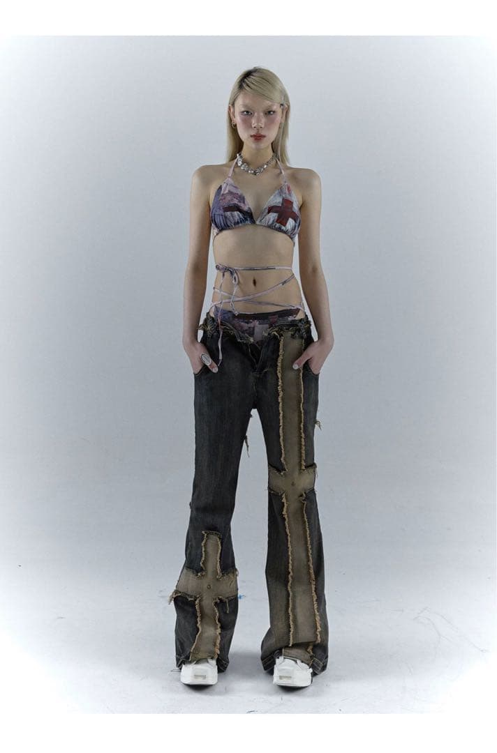 即購可　No romance 十字架　ビキニ