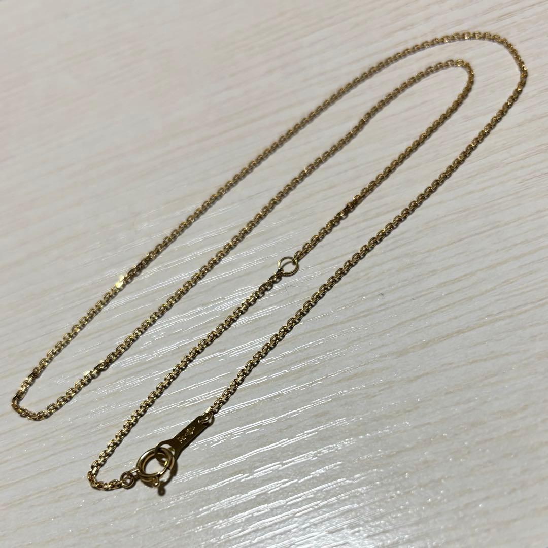 Ꮶ18 チェーンネックレス 約45cm 3.04g　本物