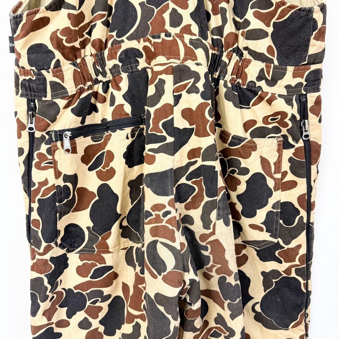 80s 10X USA製 ダックハンターカモ つなぎ オーバーオール S48b