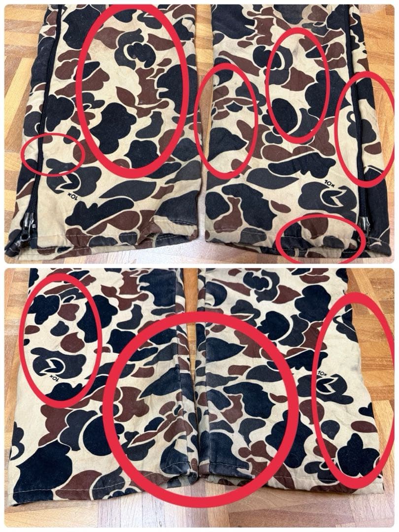 80s 10X USA製 ダックハンターカモ つなぎ オーバーオール S48b