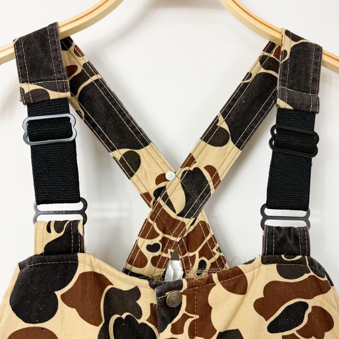 80s 10X USA製 ダックハンターカモ つなぎ オーバーオール S48b