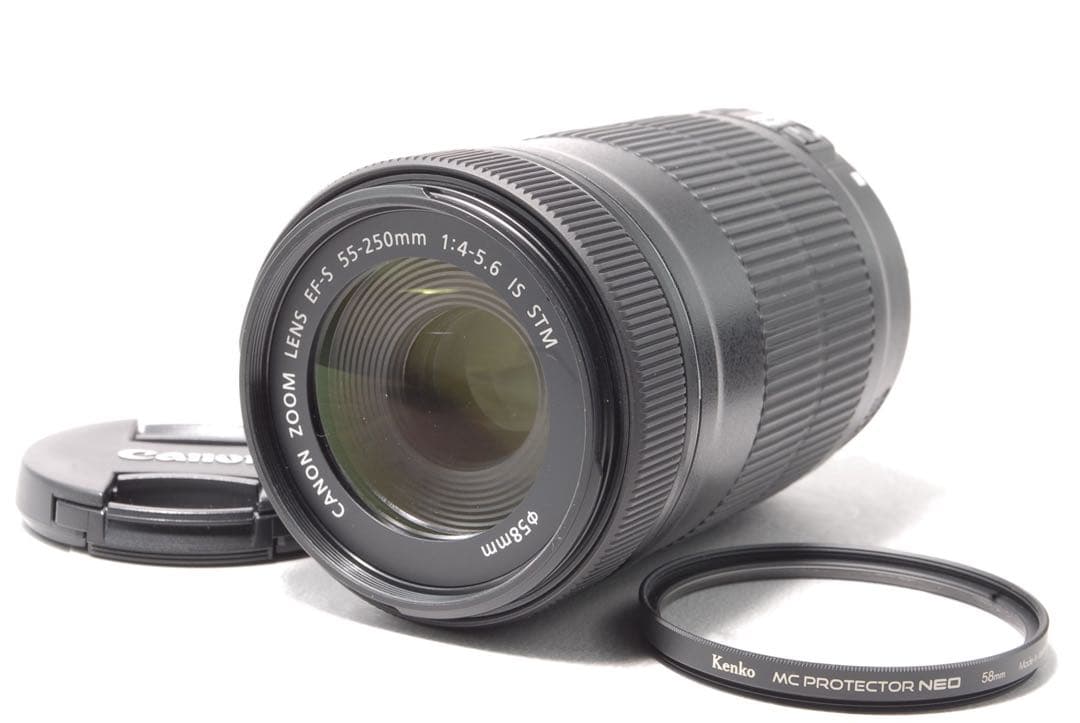 Canon EF-S 55-250mm IS STM 望遠レンズ 手振れ補正❤️