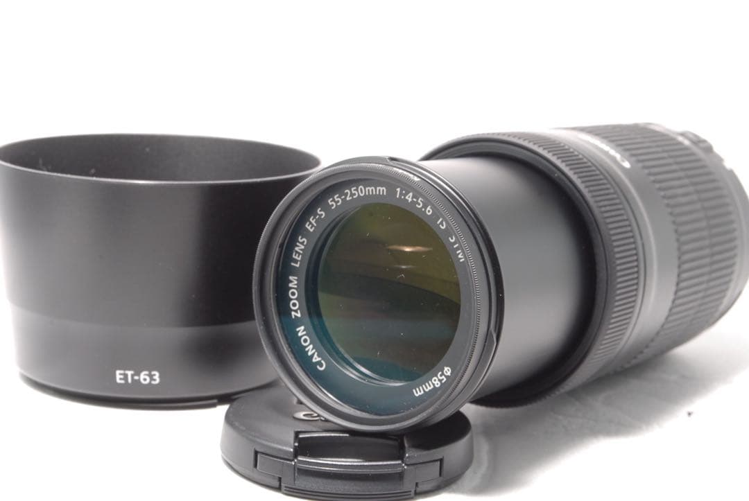 Canon EF-S 55-250mm IS STM 望遠レンズ 手振れ補正❤️