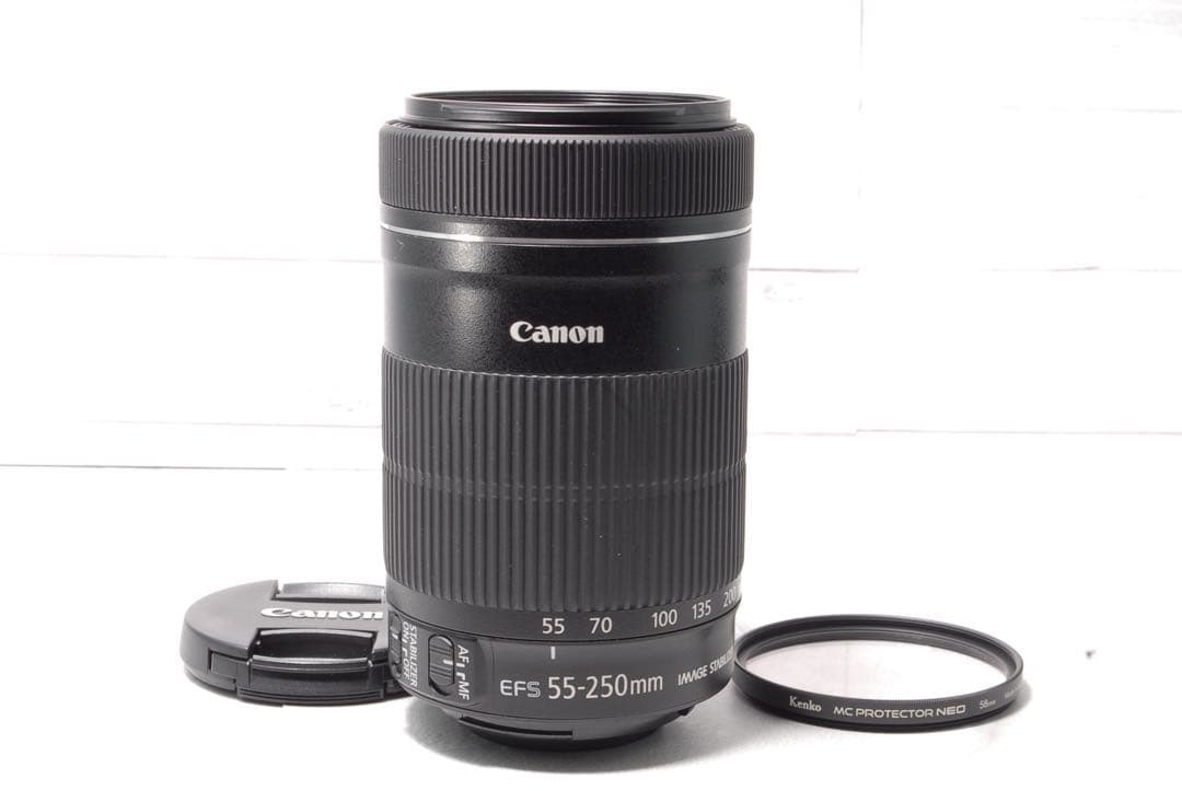 Canon EF-S 55-250mm IS STM 望遠レンズ 手振れ補正❤️