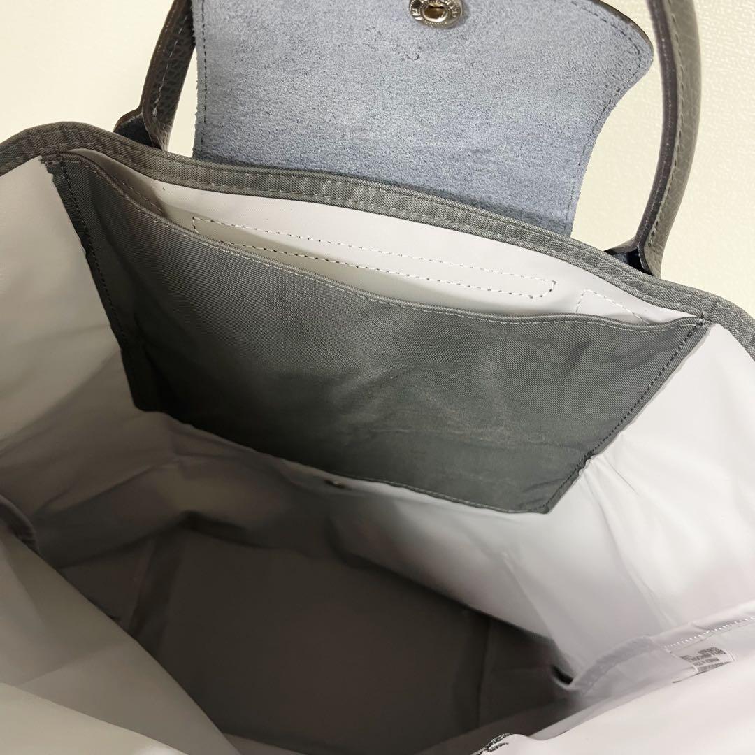 【未使用】ロンシャン ル プリアージュ グリーン ショッピングバック Mサイズ