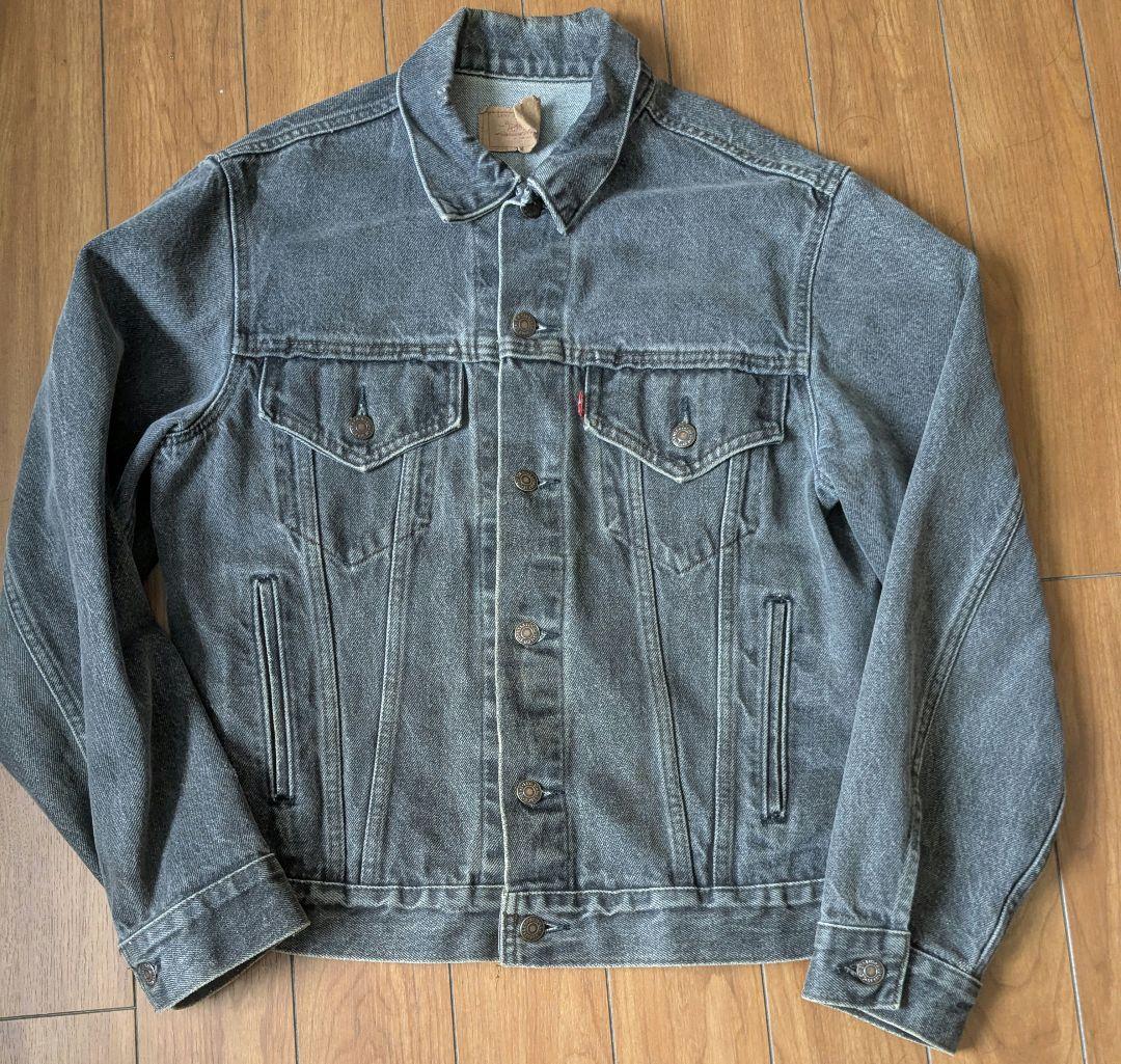 Levi's 80s 70506-0259 先染めブラックUSA製 サイズ40R