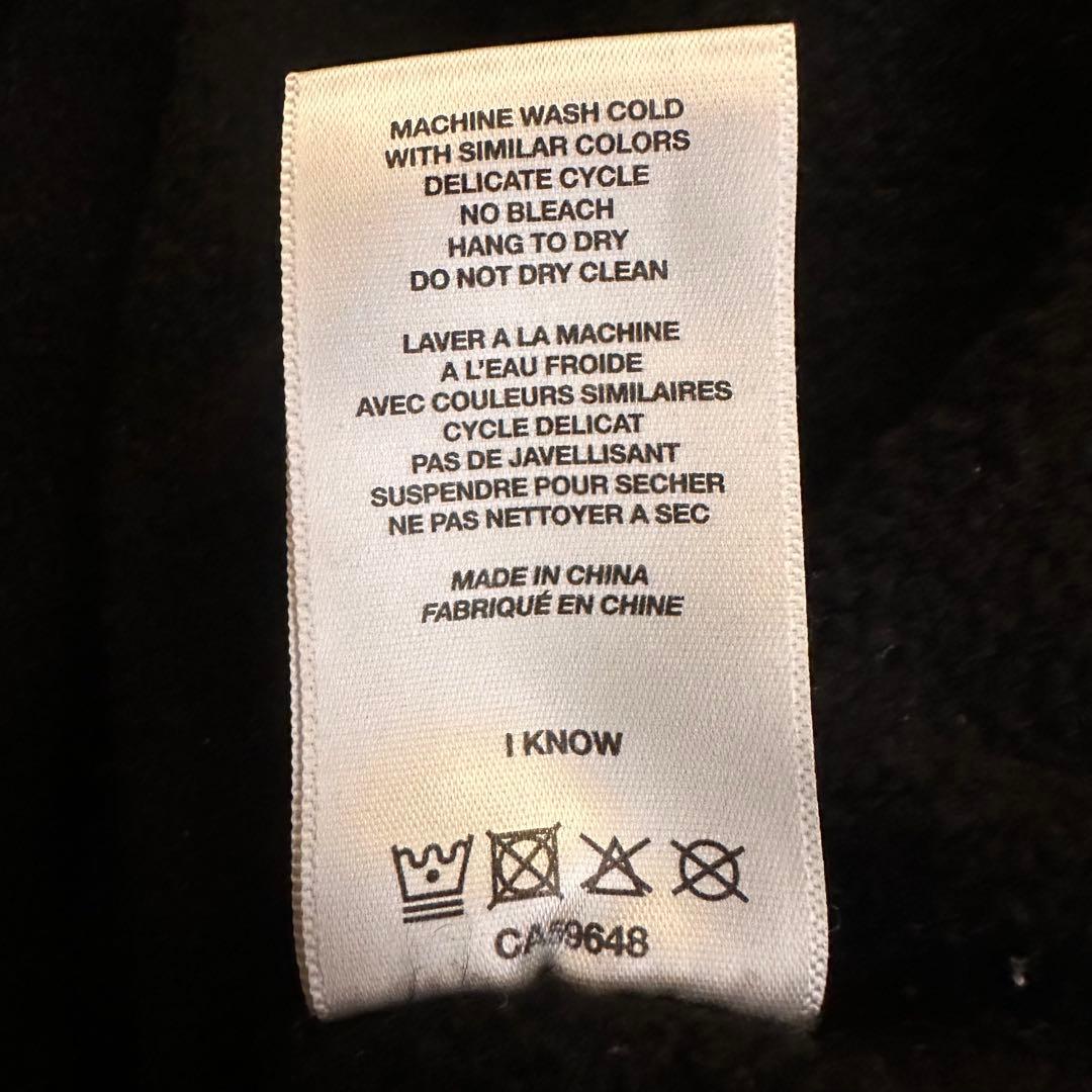 Dime ブラック エンボスロゴ スウェット XL