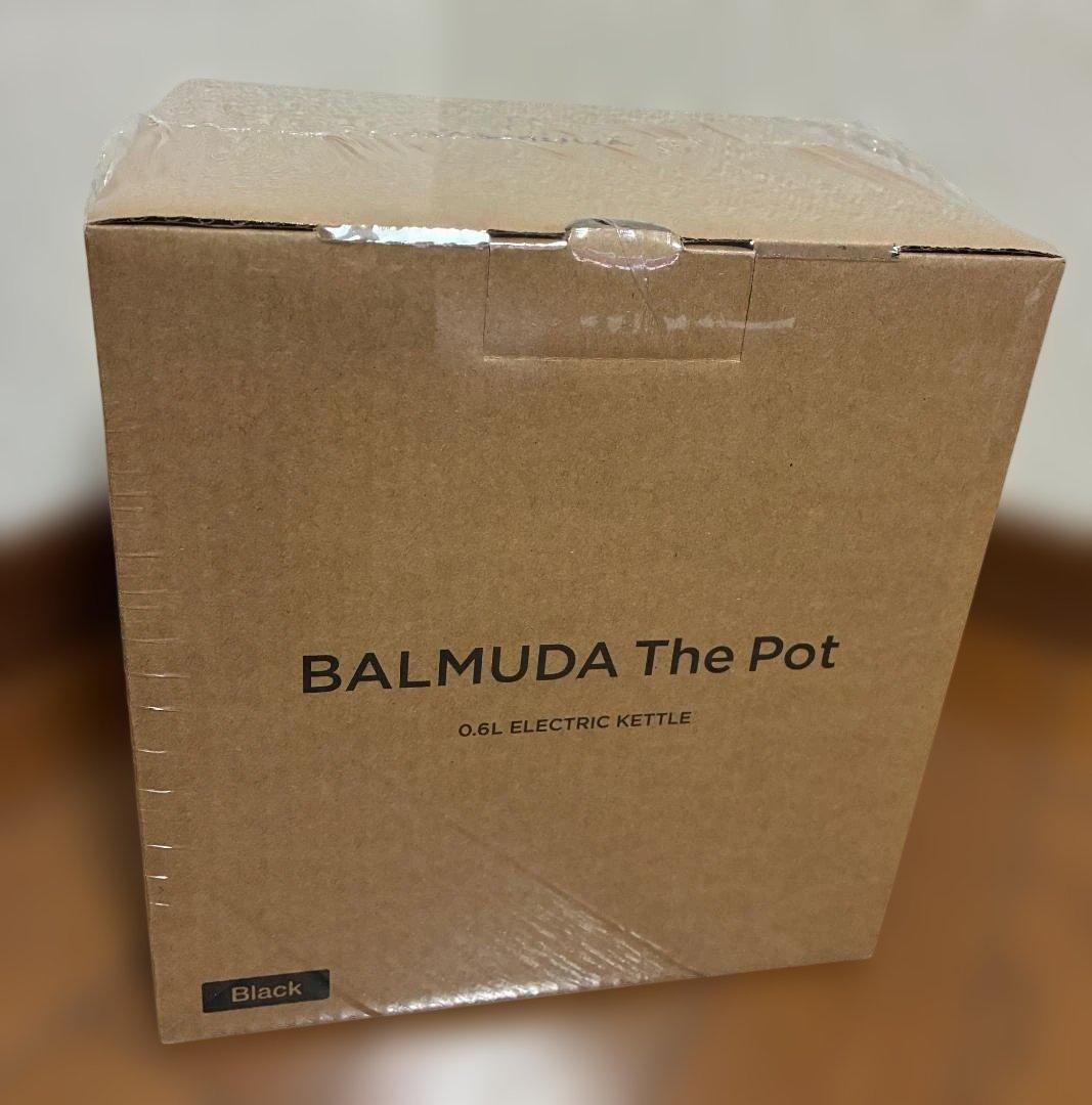バルミューダBALMUDA The Pot KPT01JP-BK 電気ケトル　黒