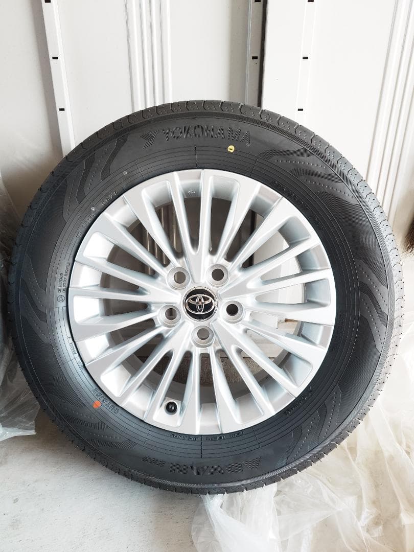 新車外し40系アルヴェル17インチ純正アルミタイヤ4本セット