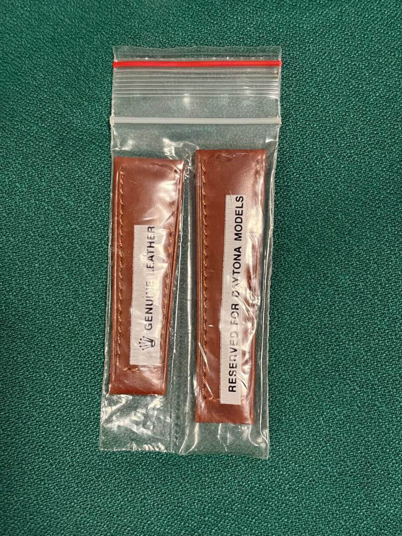 ロレックス純正ベルト　デイトナ用カーフ　ブラウン　未使用品