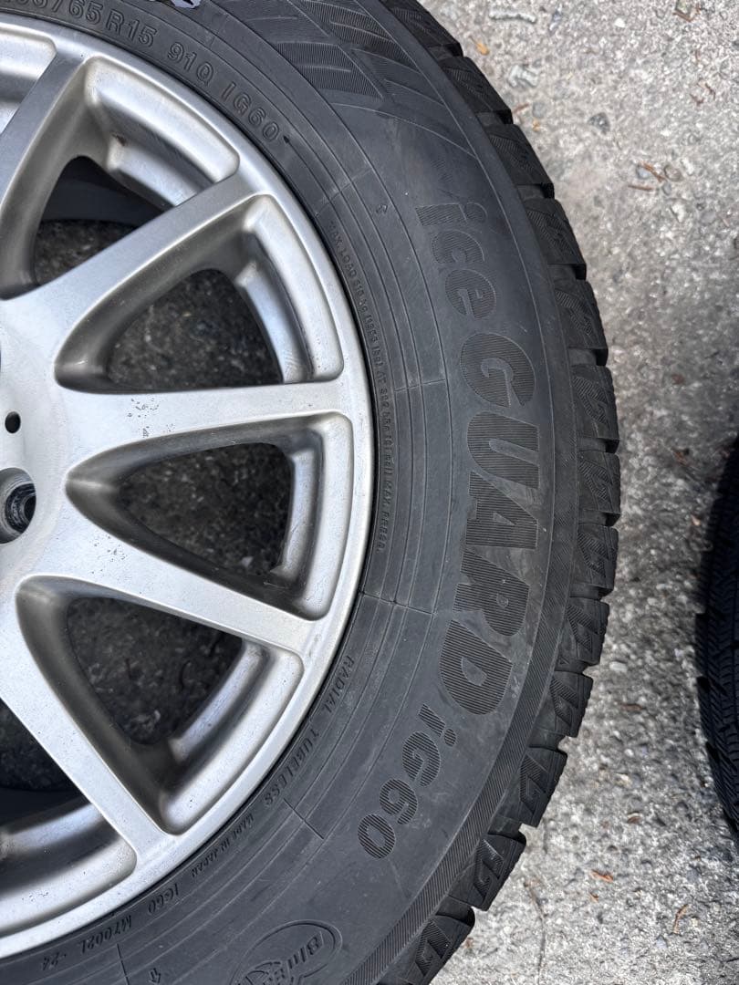 S*・様 ヨコハマアイスガード　スタッドレス　15インチ　タイヤホイールセット