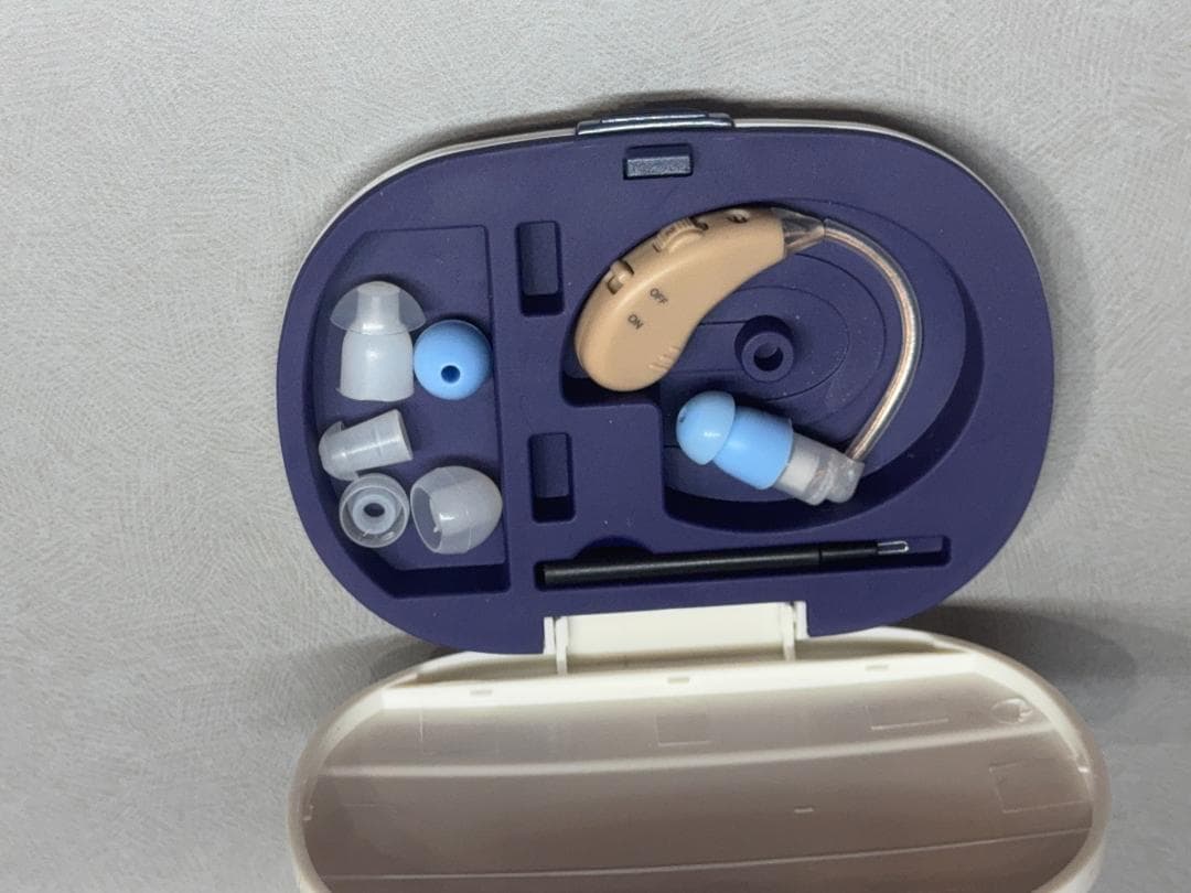 楽ちんヒアリングM（ベージュ）　ショップジャパン　未使用・新品