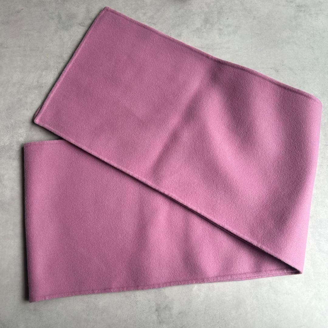 ルルウィルビー 24AW シャルムビーバーリバーミドルコート マフラー ベルト