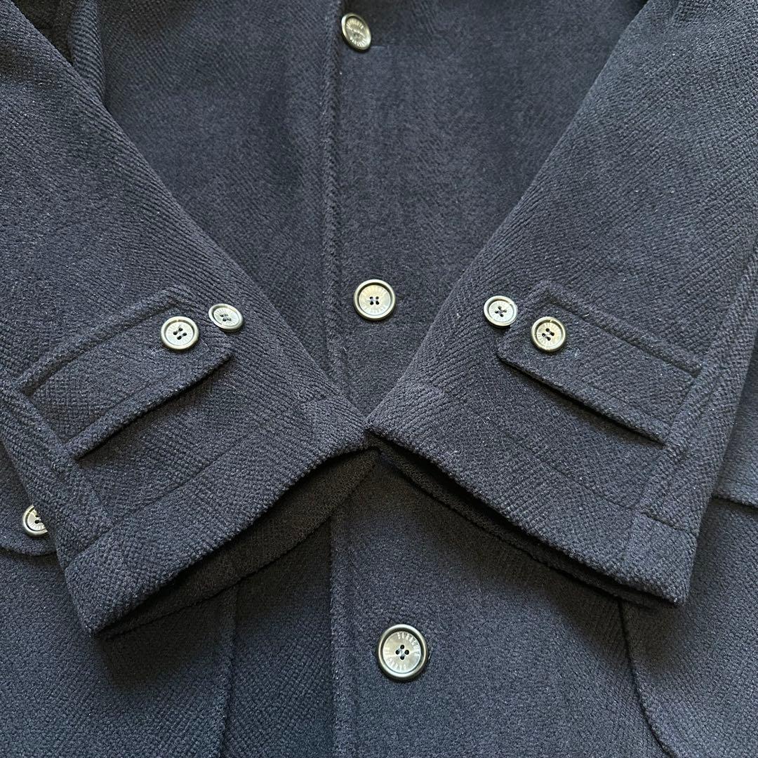 XL相当 Moorbrook◎バラクータ ダッフルコート ウール 肉厚 濃紺42