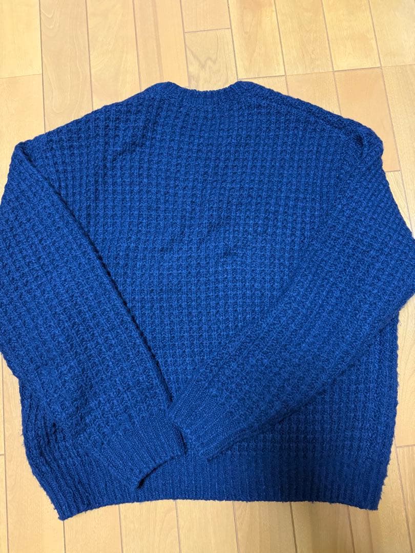 トップス Supreme Small Box Waffle Sweater Navy S