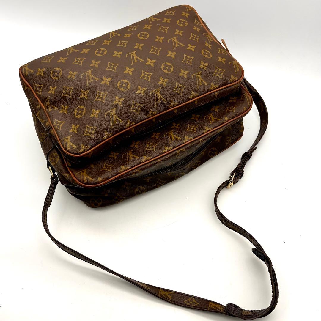 ルイヴィトン ヴィンテージ 前期ナイル モノグラム ショルダーバッグ 正規品 茶