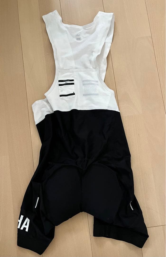RAPHA ビブショーツ　ホワイト/ブラック