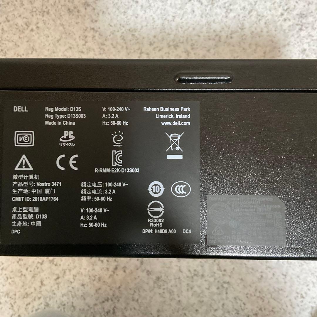 DELL Vostro 3471 第9世代 core i3 SSD wifi