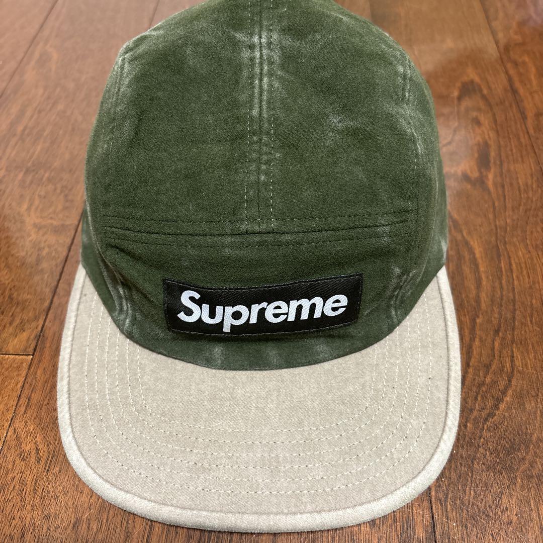 シュプリーム キャンプ キャップ モスグリーン