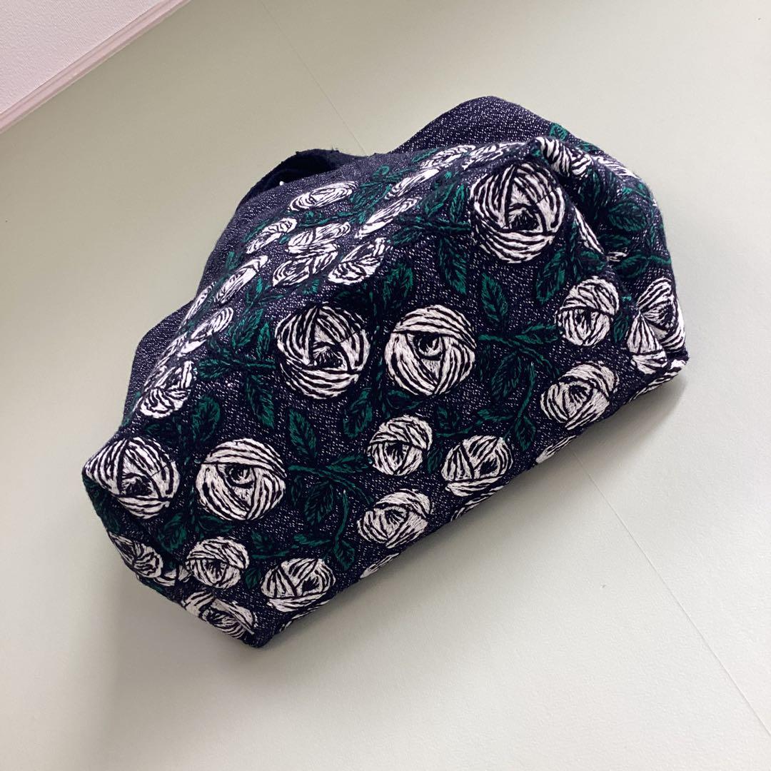 専用です！ミナペルホネンrosy navyあおり巾着トートバッグハンドメイド