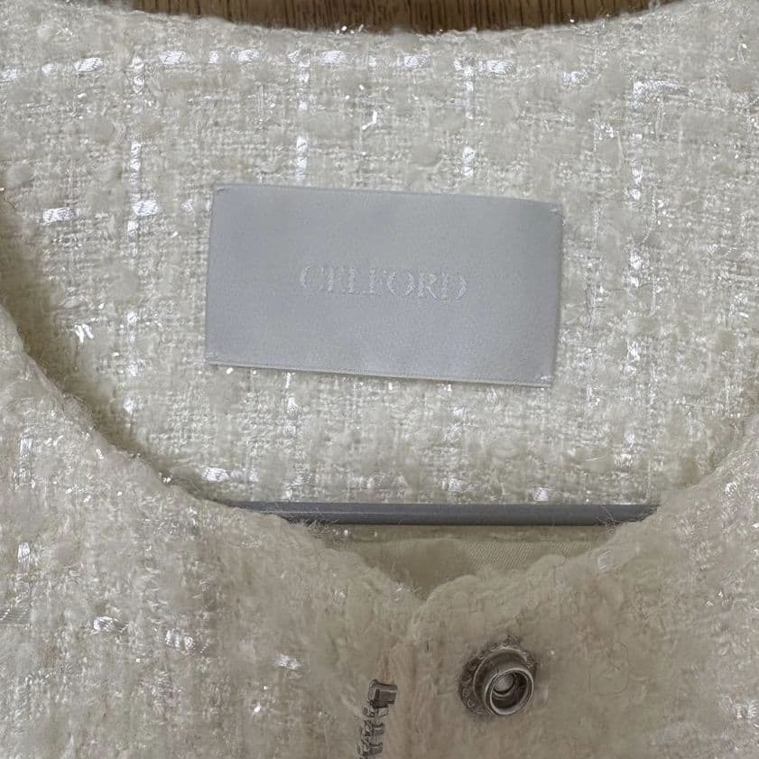 セルフォード　タフタコンビツイードブルゾン　コート　ジャケット