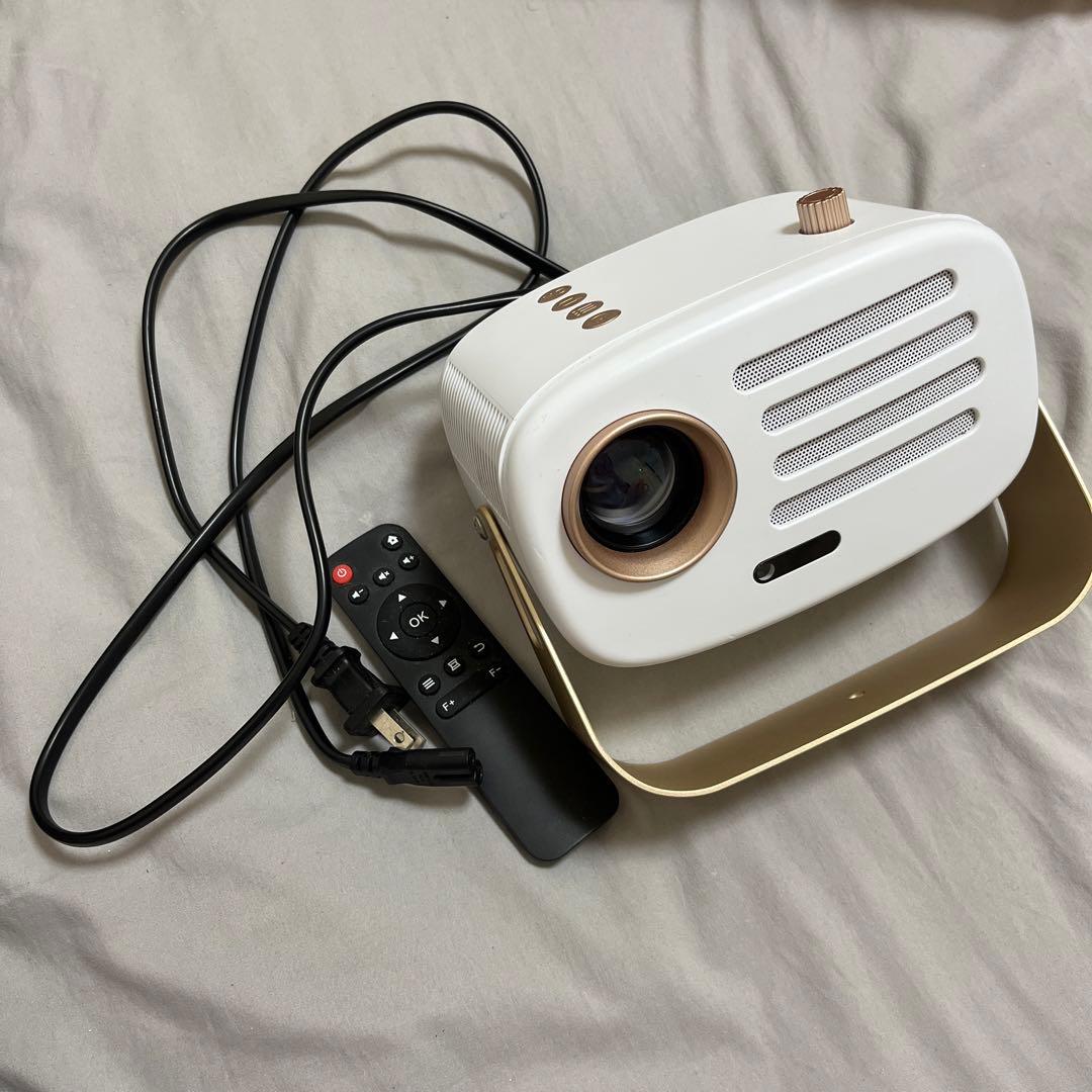 Sawcnreo 天井プロジェクター小型家庭用 360回転 16000L 双方向