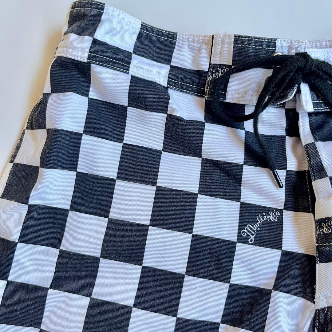 Marbles チェッカーショートパンツ 水陸両用