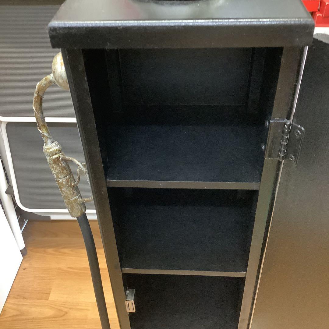 6745①④ルート66 ガスポンプ型　CD収納棚　置物