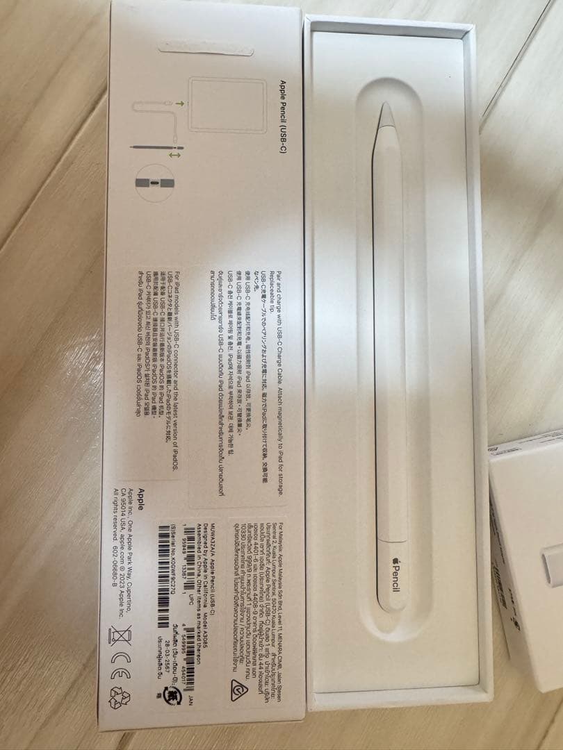 Apple Pencil USB C + USB-Cアダプタ