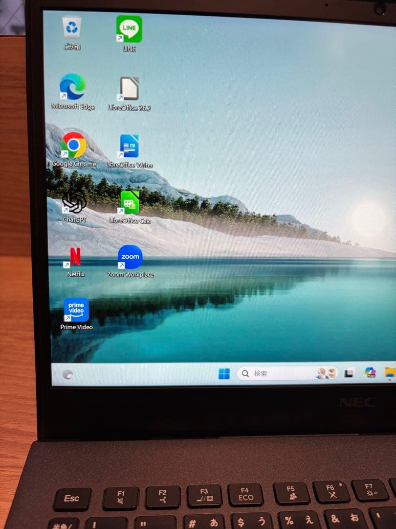 【極美品】NECノートPC corei5 SSD256G 8G Win11
