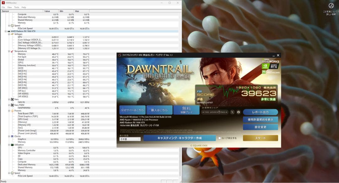 グラフィックボード・グラボ・ビデオカード ASRock Radeon RX 7900 XTX 24GB