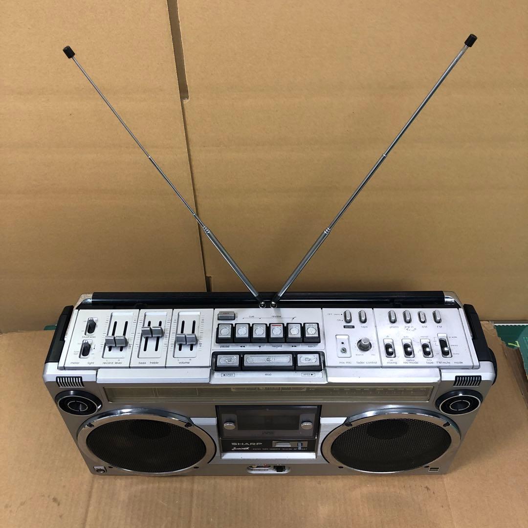 SHARP GF-303ST ラジカセ レトロ シャープ ジャンク