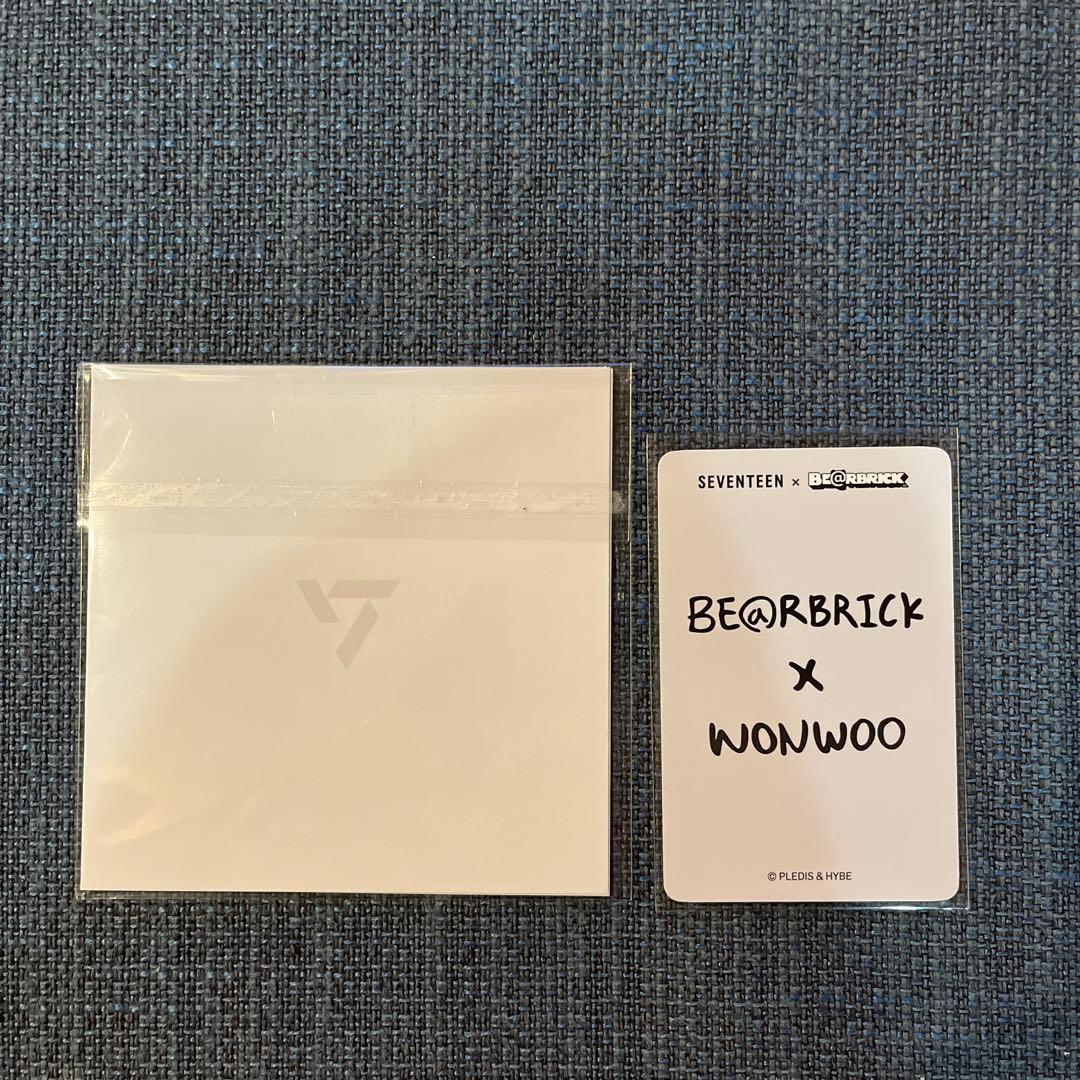 ウォヌ　WONWOO SEVENTEEN ベアブリック　トレカ