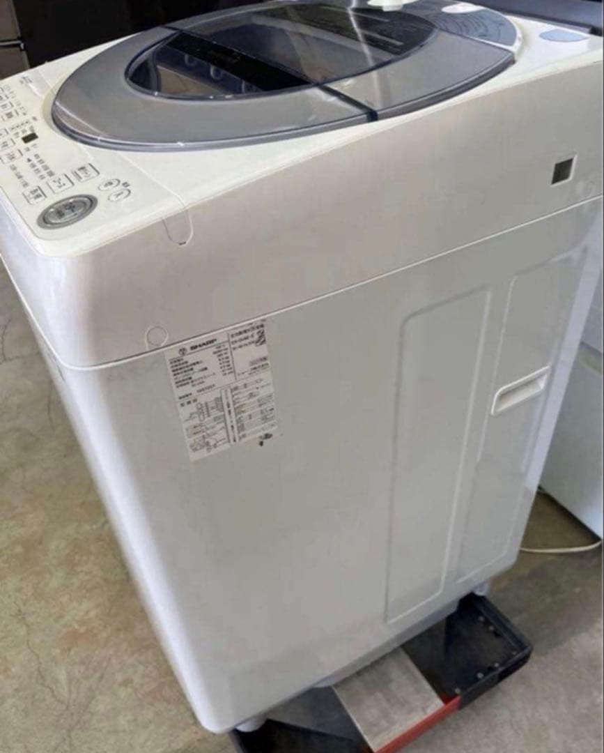 【高年式】2021年式 8kg SHARP 洗濯機 ES-GV8E-S
