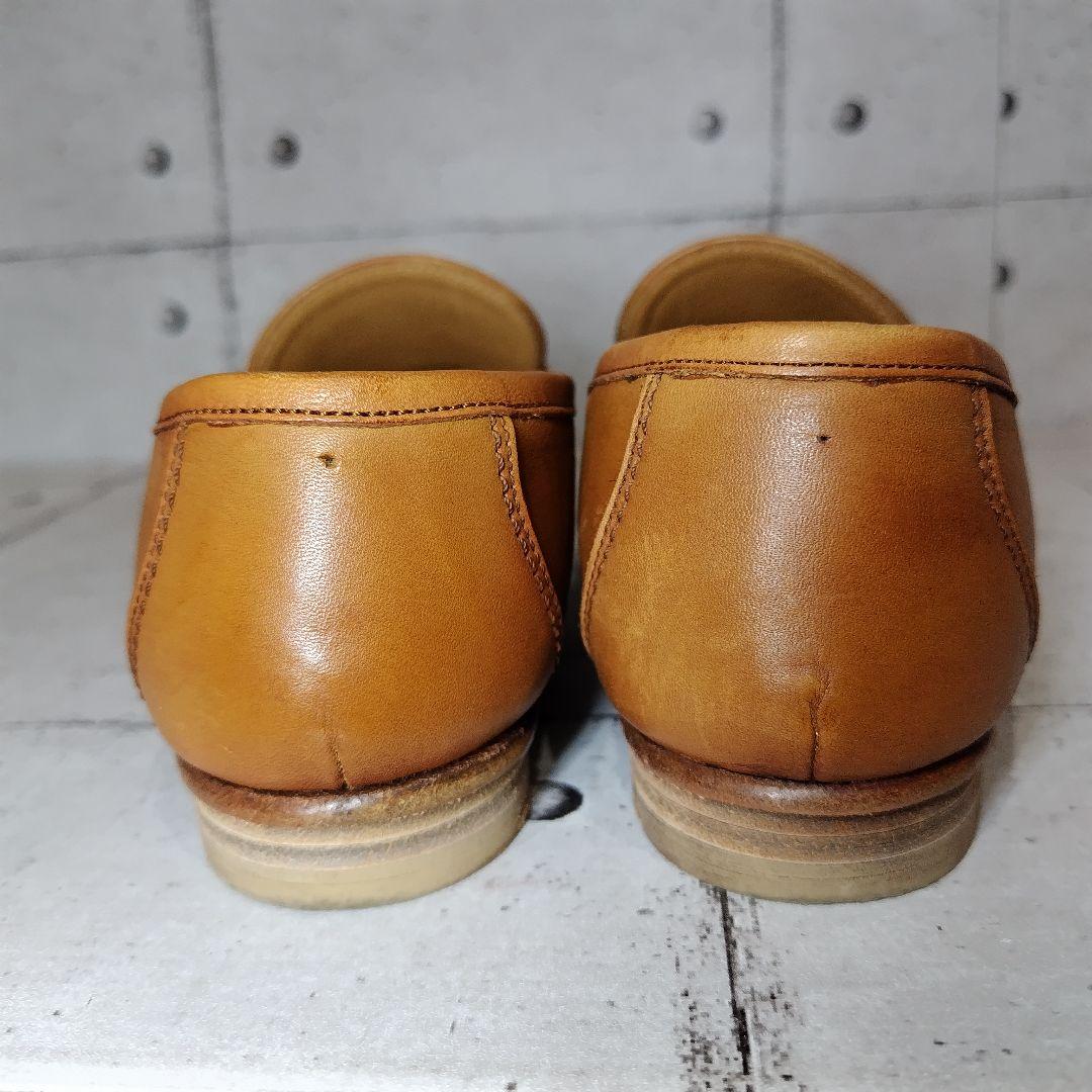 美品 chausser ショセ タッセルローファー 23.5 キャメル 日本製
