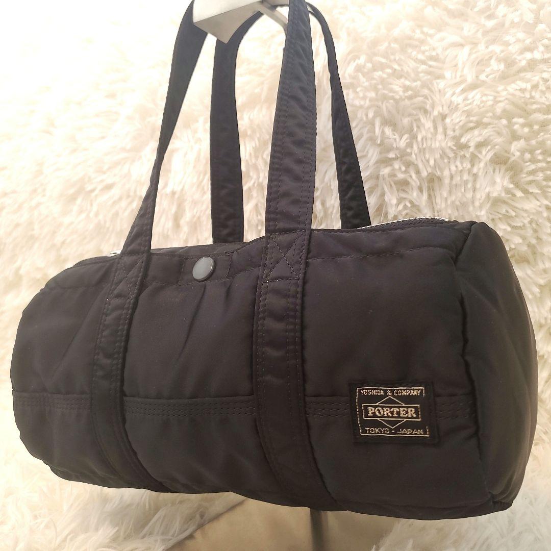 ⭐極美品⭐PORTER　タンカー　ミニ　ドラムバッグ　黒