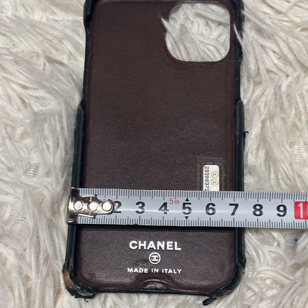 シャネル　マトラッセ キャビアスキン ココマーク　iPhoneケース