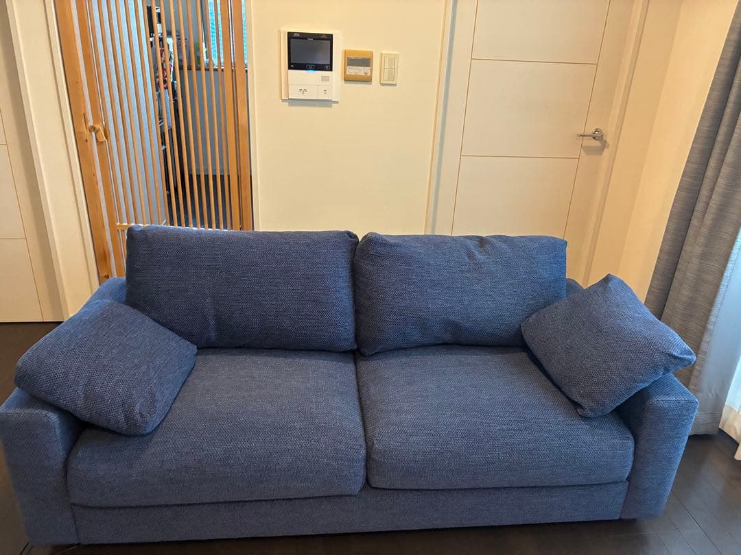 いなふ　NewSugar Standard 3人掛けソファ ブルー