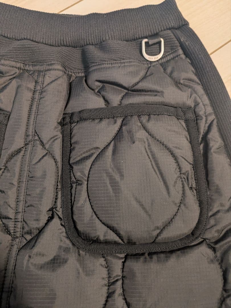 【新品未使用】New Era ブラック キルティングスカート　ゴルフウェア