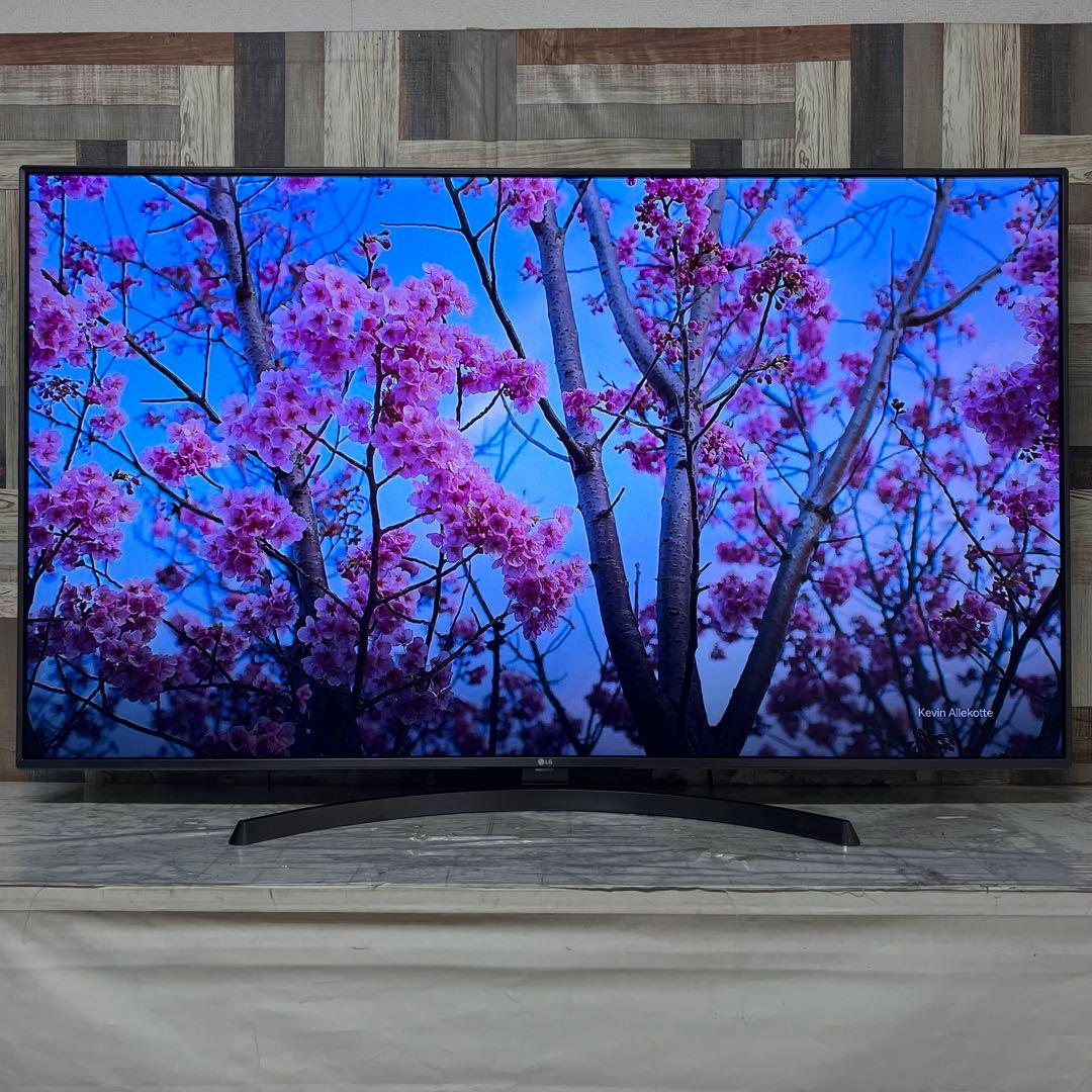 即日受渡❣️全国送料込LG 65型4K液晶テレビ高発色広視野角ネット動画視聴可